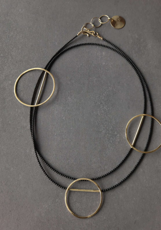 Naszyjnik trzy koła